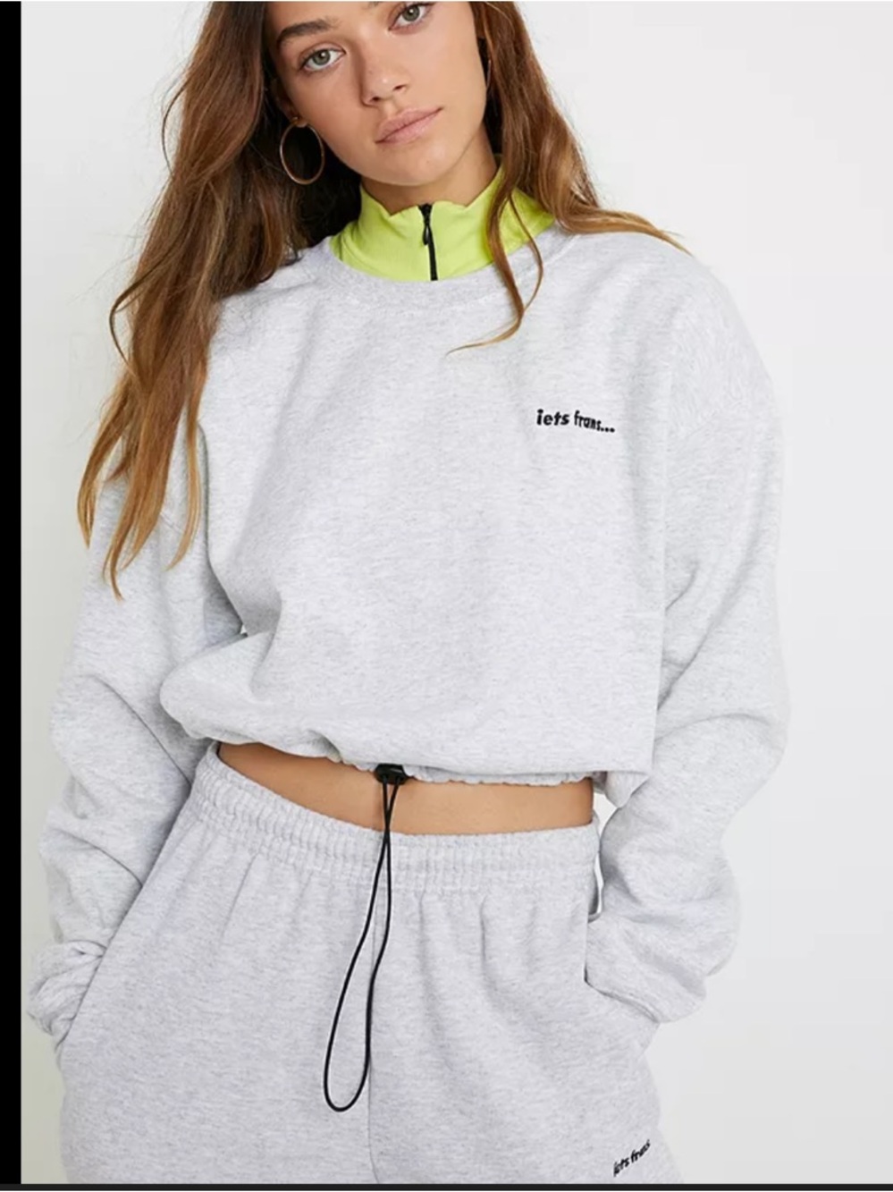 Iets frans crewneck shorts set